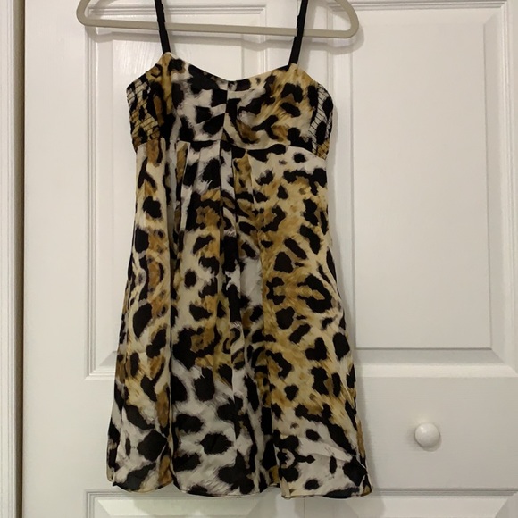 betsey johnson animal print mini dress - Picture 4 of 8